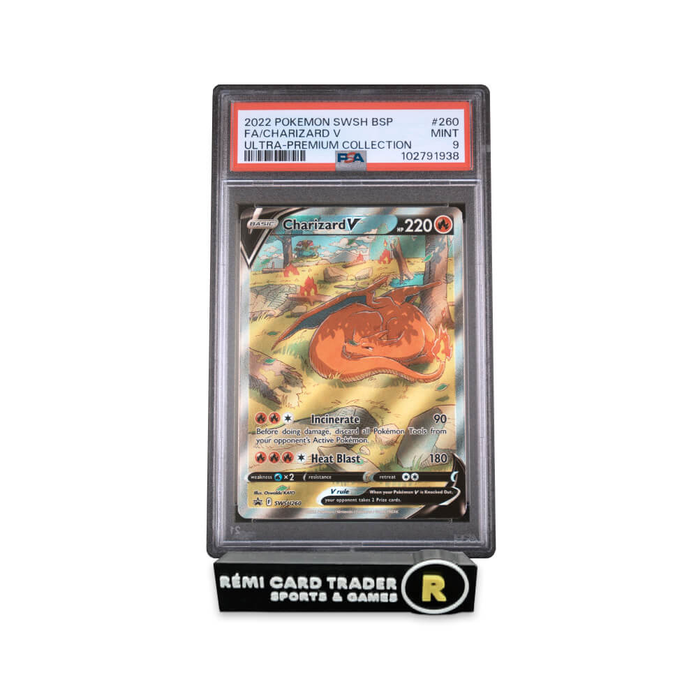 POKÉMON 2022 CHARIZARD V (BLACK STAR PROMO) #260 PSA MINT 9