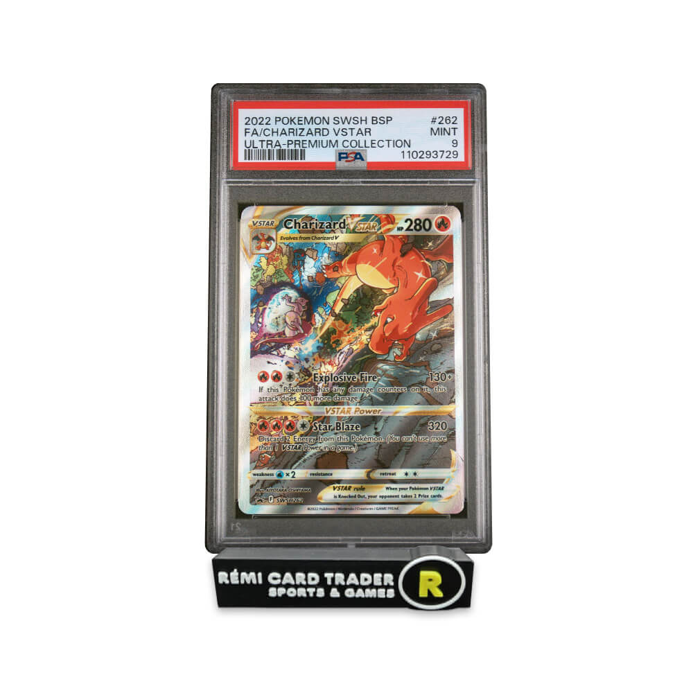 POKÉMON 2022 CHARIZARD VSTAR (BLACK STAR PROMO) #262 PSA MINT 9