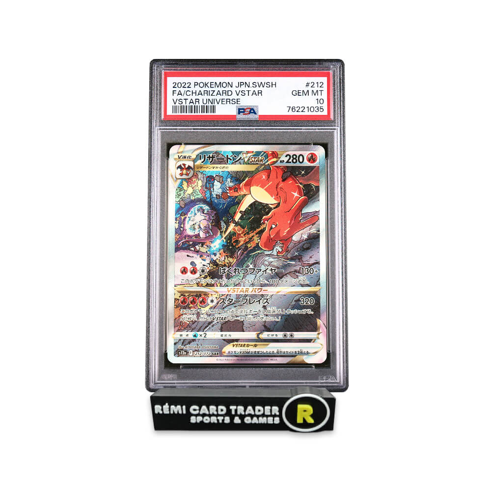 POKÉMON 2022 CHARIZARD VSTAR (JAPANESE VSTAR UNIVERSE) #212 PSA GEM MT 10