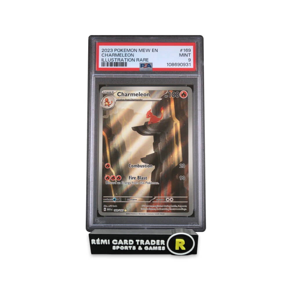POKÉMON 2023 CHARMELEON (POKEMON MEW EN-151) #169 PSA MINT 9