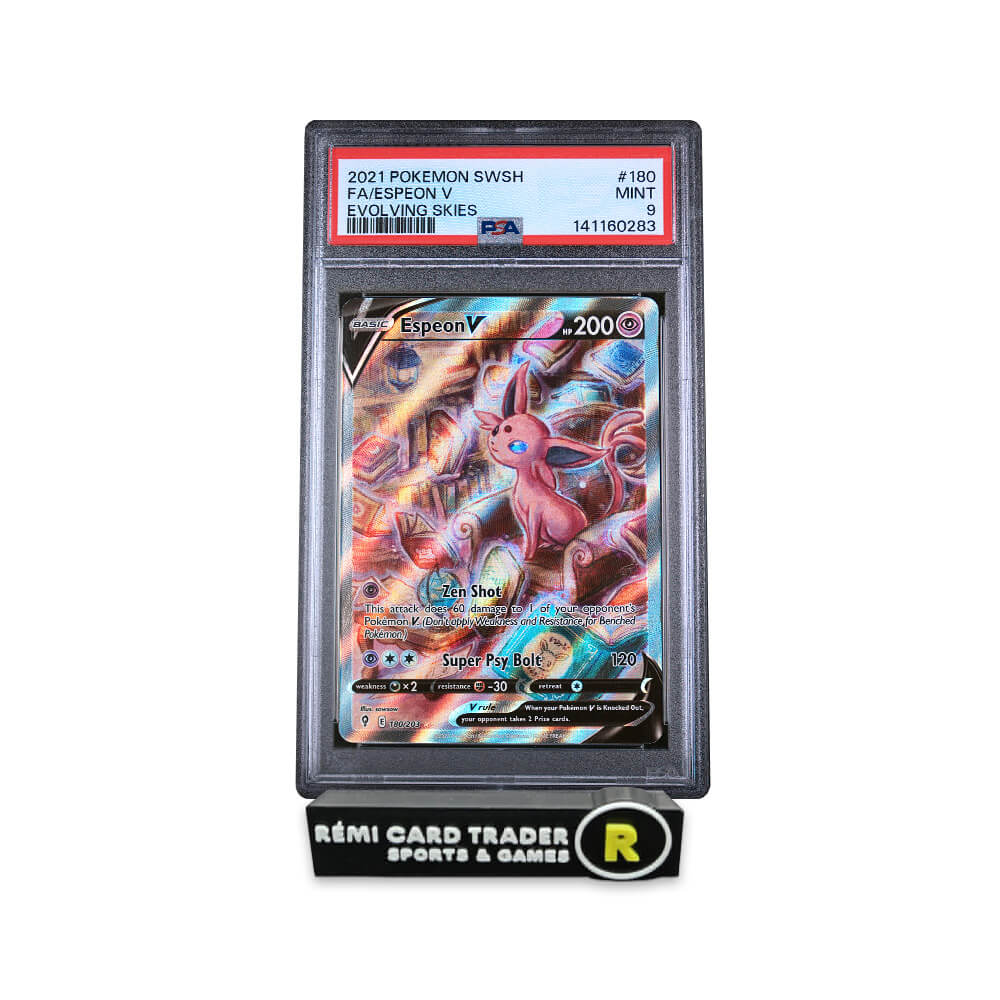 POKÉMON 2021 ESPEON V (EVOLVING SKIES) #180 PSA MINT 9