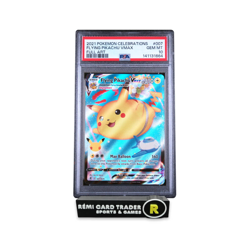 POKÉMON 2021 FLYING PIKACHU VMAX (CELEBRATIONS) #007 PSA GEM MT 10