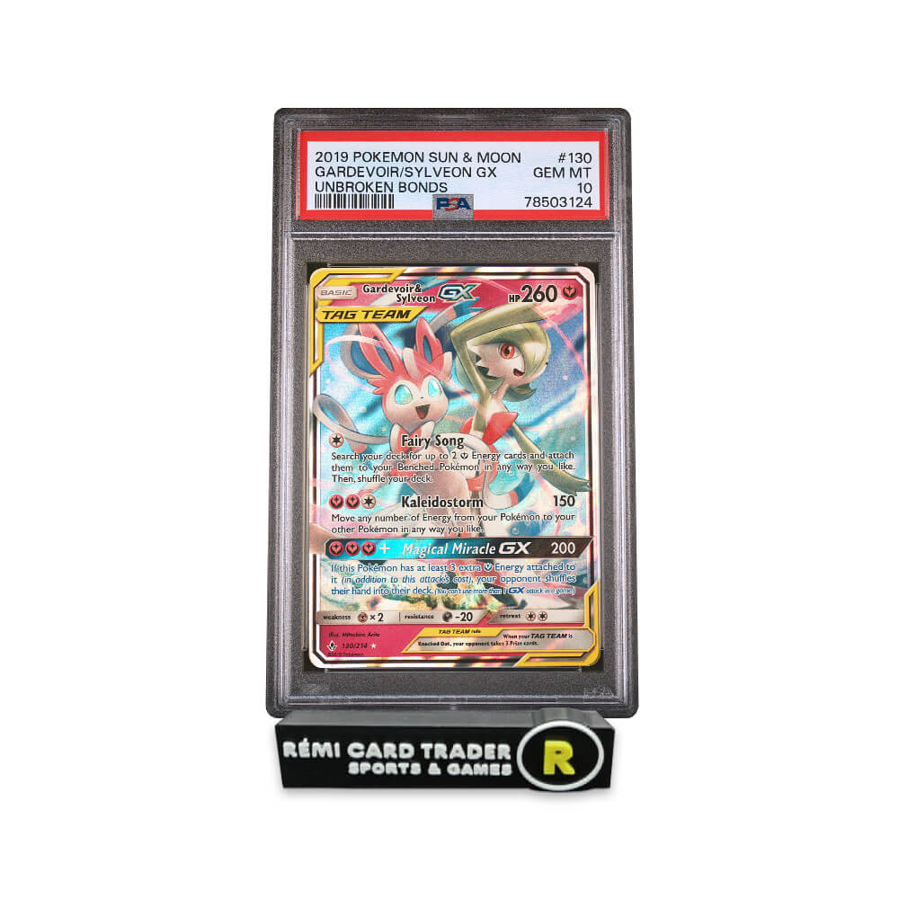 POKÉMON 2019 GARDEVOIR & SYLVEON GC (UNBROKEN BONDS) #130 PSA GEM MT 10