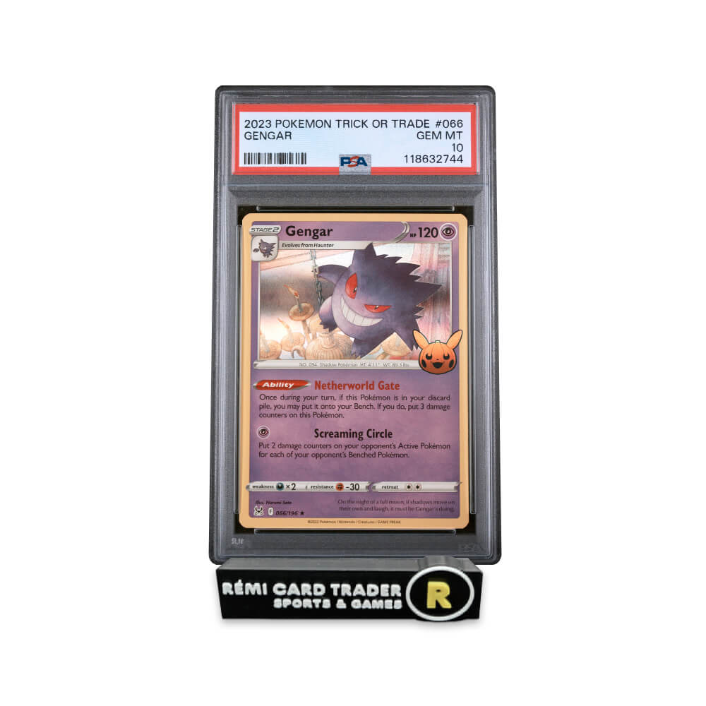 POKÉMON 2023 GENGAR (TRICK OR TRADE) #066 PSA GEM MT 10