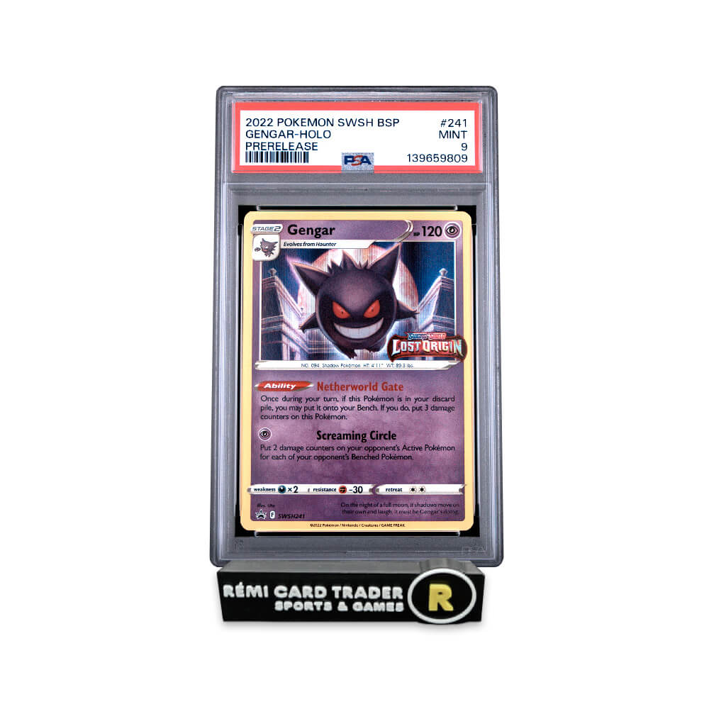 POKÉMON 2022 GENGAR (SWSH BLACK STAR PROMO) #241 PSA MINT 9