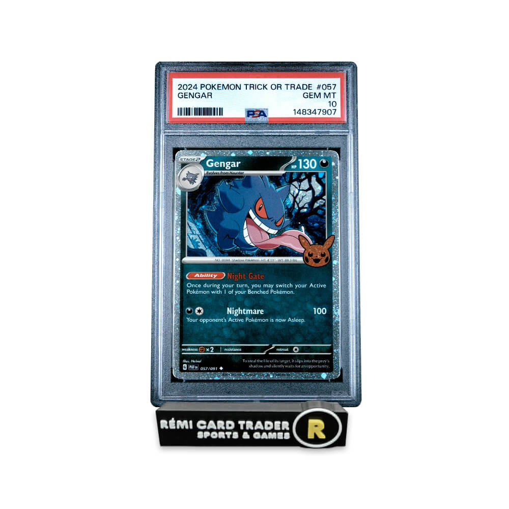 POKÉMON 2024 GENGAR (TRICK OR TRADE) #057 PSA GEM MT 10