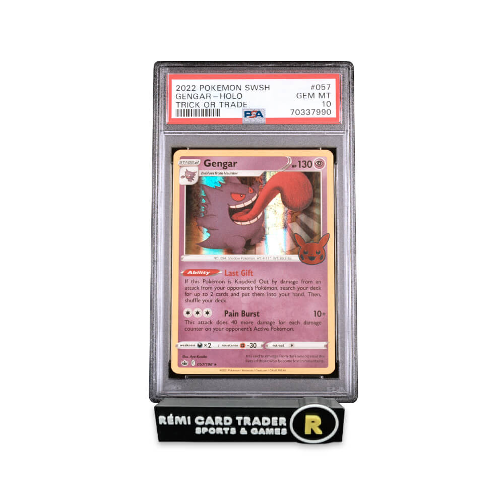 POKÉMON 2022 GENGAR (TRICK OR TRADE) #057 PSA GEM MT 10