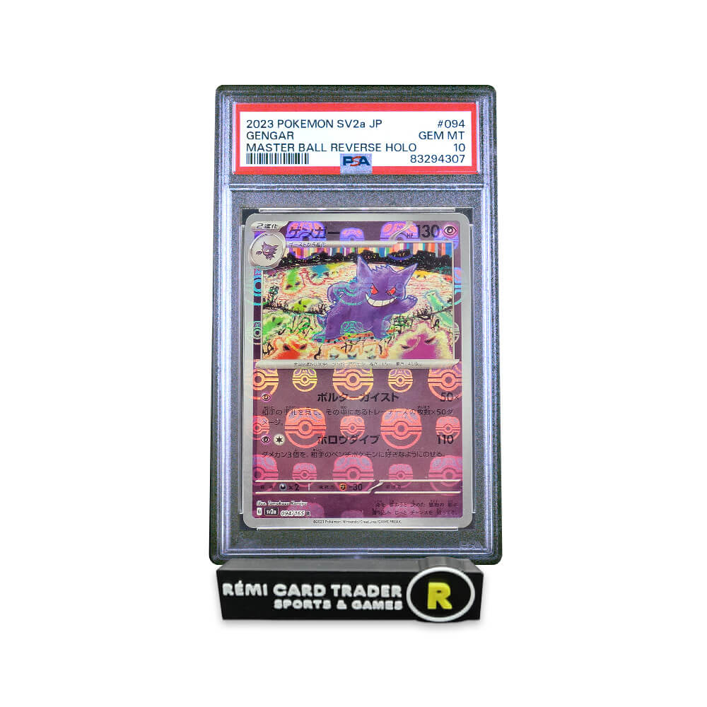 POKÉMON 2023 GENGAR MASTER BALL (JAPANESE POKEMON CARD 151) #094 PSA GEM MT 10