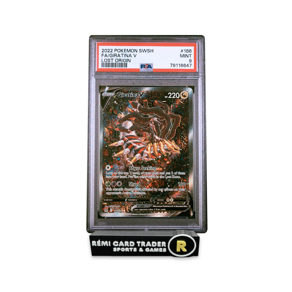 POKÉMON 2022 GIRATINA V (LOST ORIGIN) #186 PSA MINT 9