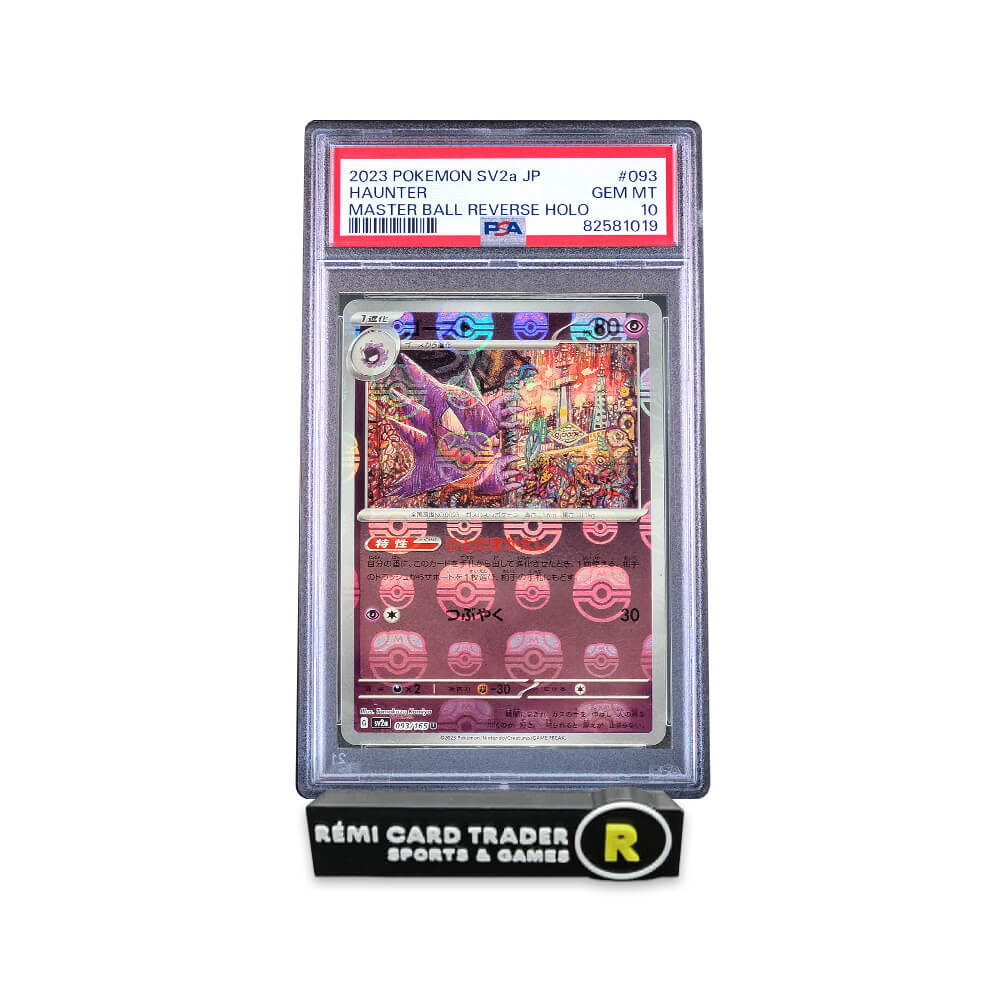 POKÉMON 2023 HAUNTER MASTER BALL (JAPANESE POKEMON CARD 151) #093 PSA GEM MT 10
