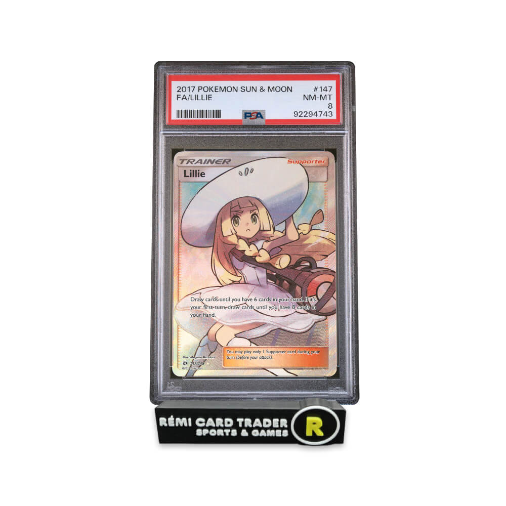 POKÉMON 2017 LILLIE (SUN & MOON) #147 PSA NM-MT 8