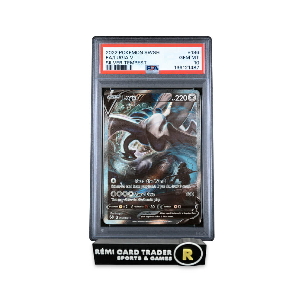 POKÉMON 2022 LUGIA V (SILVER TEMPEST) #186 PSA GEM MT 10