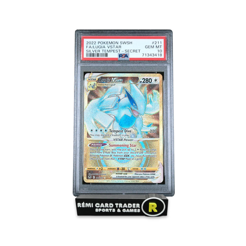 POKÉMON 2022 LUGIA VSTAR (SILVER TEMPEST) #211 PSA GEM MT 10