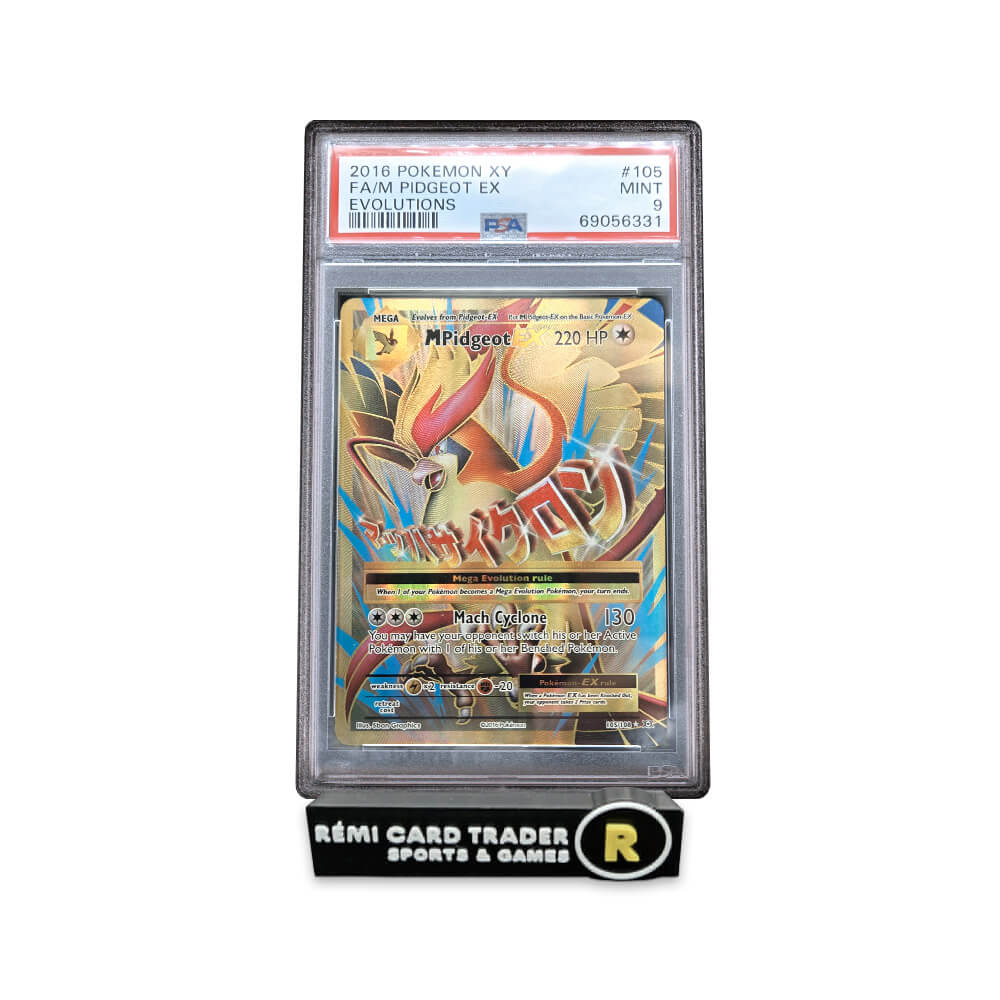 POKÉMON 2016 M PIDGEOT EX (XY EVOLUTIONS) #105 PSA MINT 9