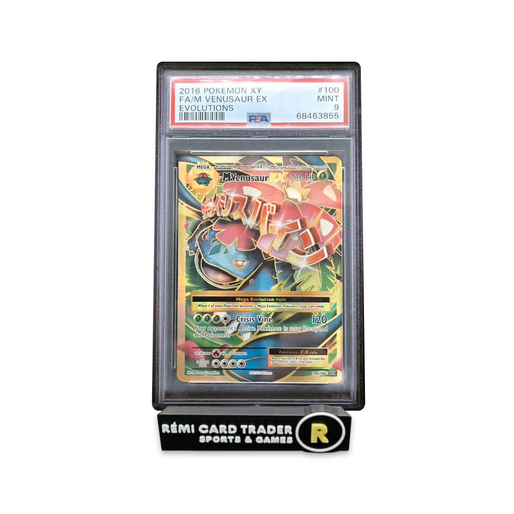 POKÉMON 2016 M VENUSAUR EX (XY EVOLUTIONS) #100 PSA MINT 9