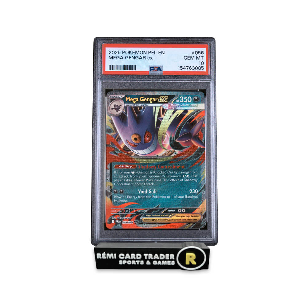 POKÉMON 2025 MEGA GENGAR EX (PHANTASMAL FLAMES) #056 PSA GEM MT 10
