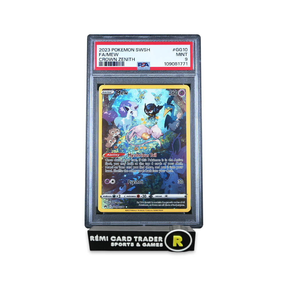 POKÉMON 2023 MEW (CROWN ZENITH) #GG10 PSA MINT 9