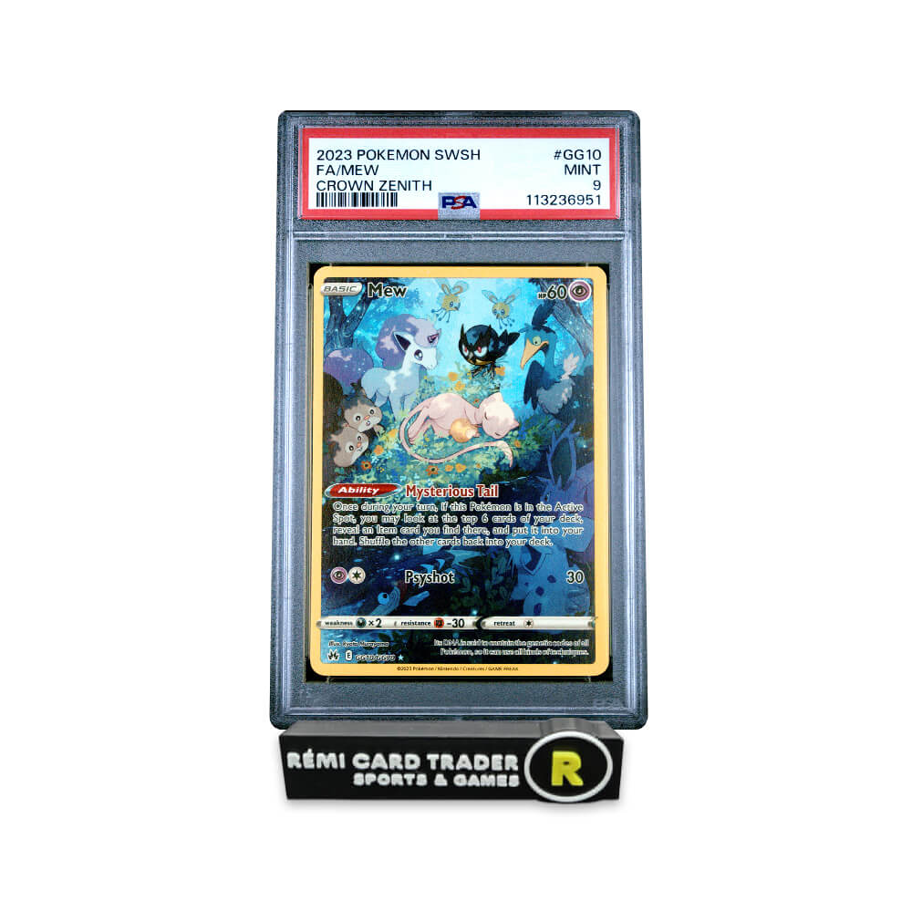 POKÉMON 2023 MEW (CROWN ZENITH) #GG10 PSA MINT 9