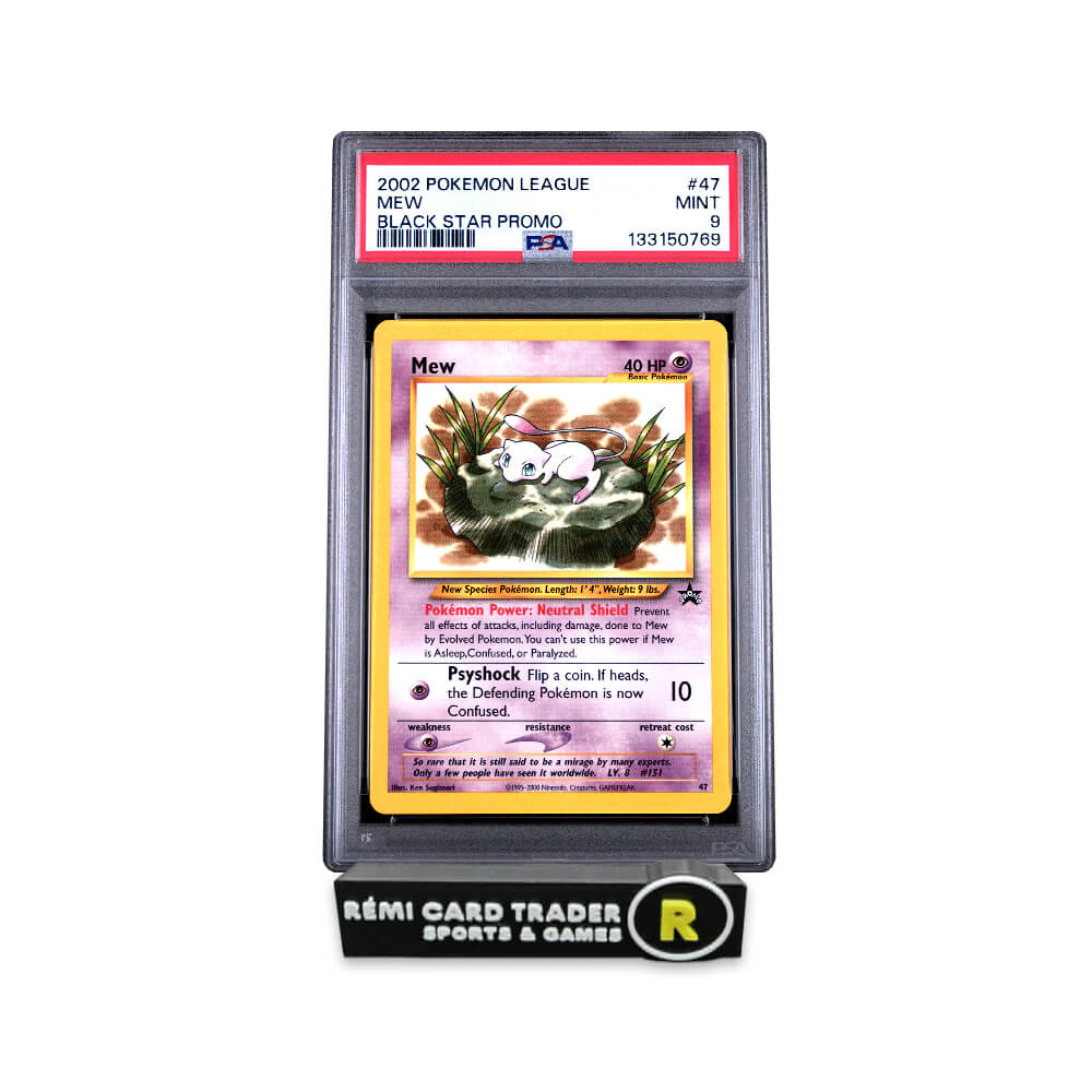 POKÉMON 2002 MEW (BLACK STAR PROMO) #47 PSA MINT 9