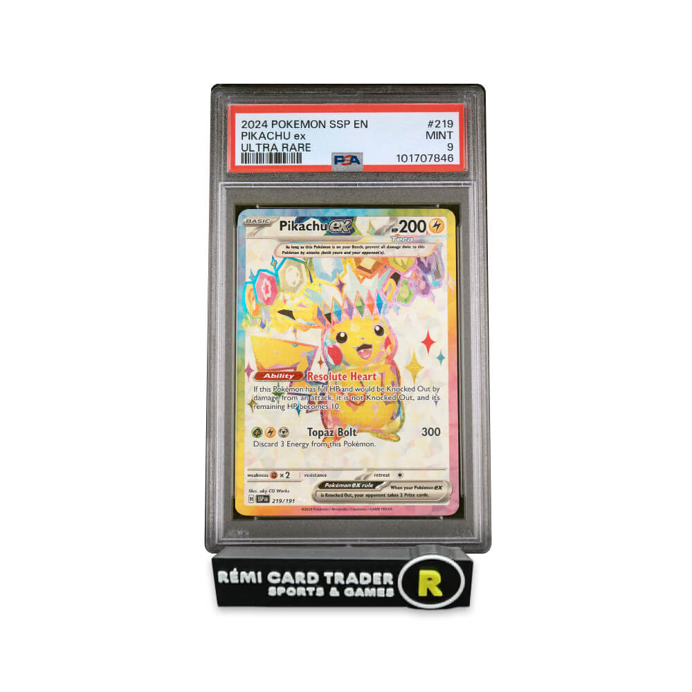POKÉMON 2024 PIKACHU ex (SURGING SPARKS) #219 PSA MINT 9