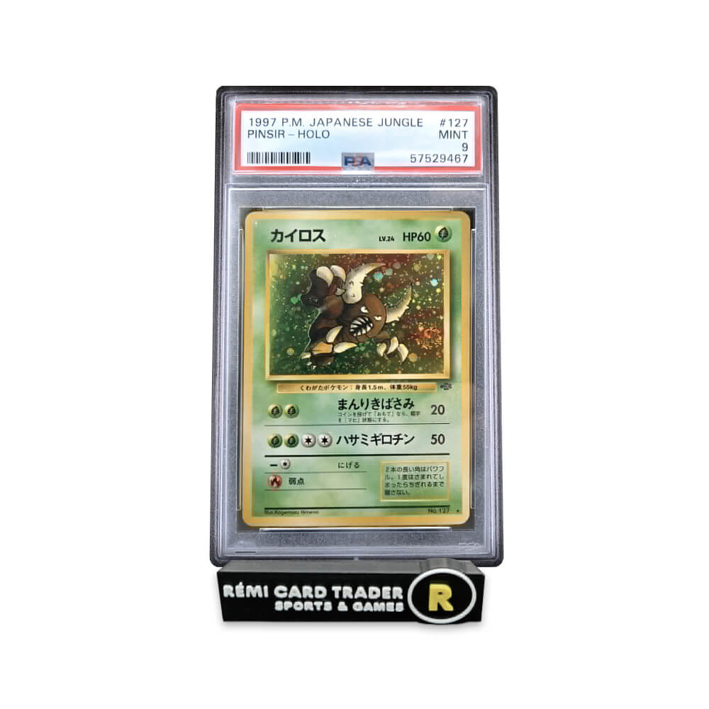 POKÉMON 1997 PINSIR (JAPANESE JUNGLE) #127 PSA MINT 9