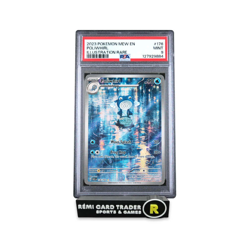 POKÉMON 2023 POLIWHIRL (POKEMON MEW EN-151) #176 PSA MINT 9