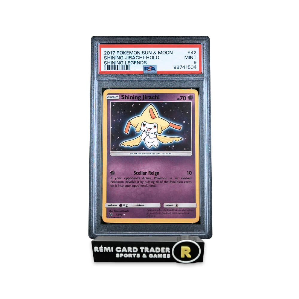 POKÉMON 2017 SHINING JIRACHI (SUN & MOON SHINING LEGENDS) #42 PSA MINT 9
