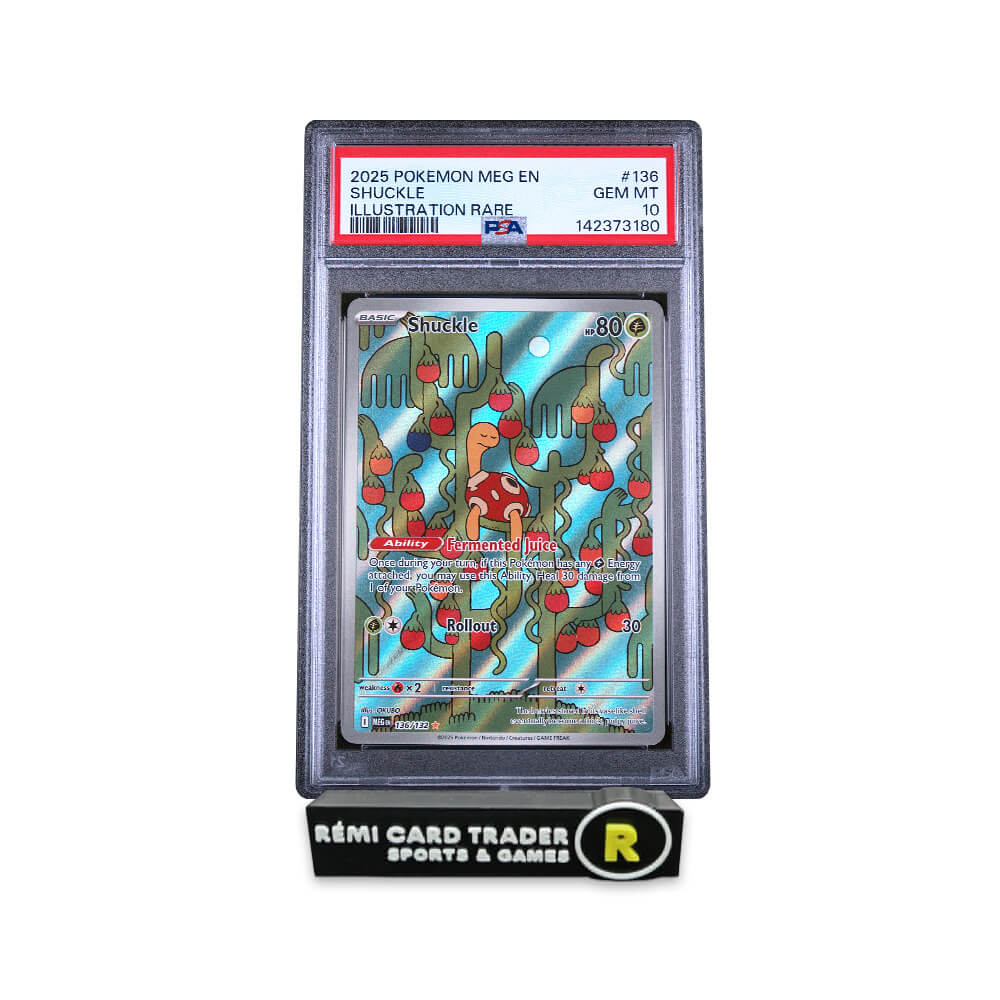 POKÉMON 2025 SHUCKLE (MEGA EVOLUTION) #136 PSA GEM MT 10