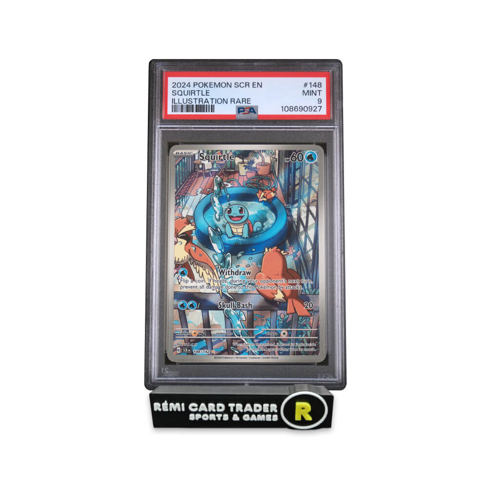 POKÉMON 2024 SQUIRTLE (STELLAR CROWN) #148 PSA MINT 9