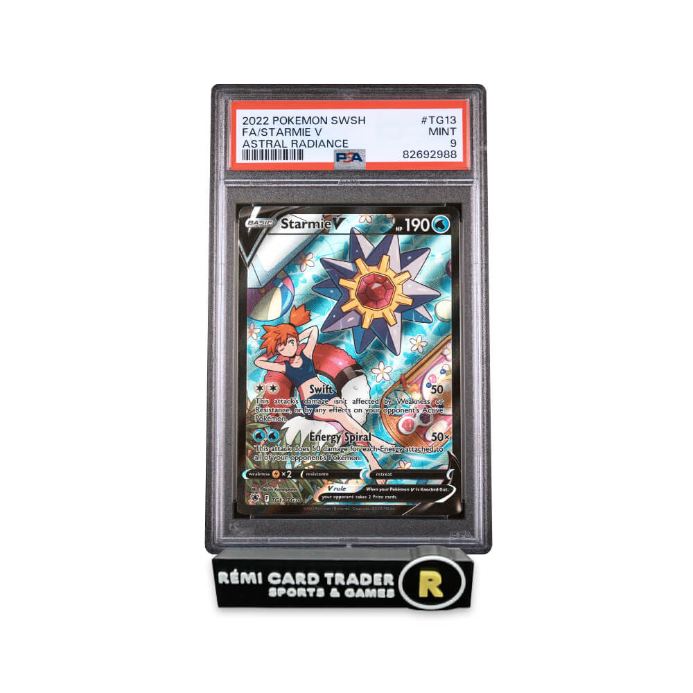 POKÉMON 2022 STARMIE V (SWORD & SHIELD ASTRAL RADIANCE) #TG13 PSA MINT 9