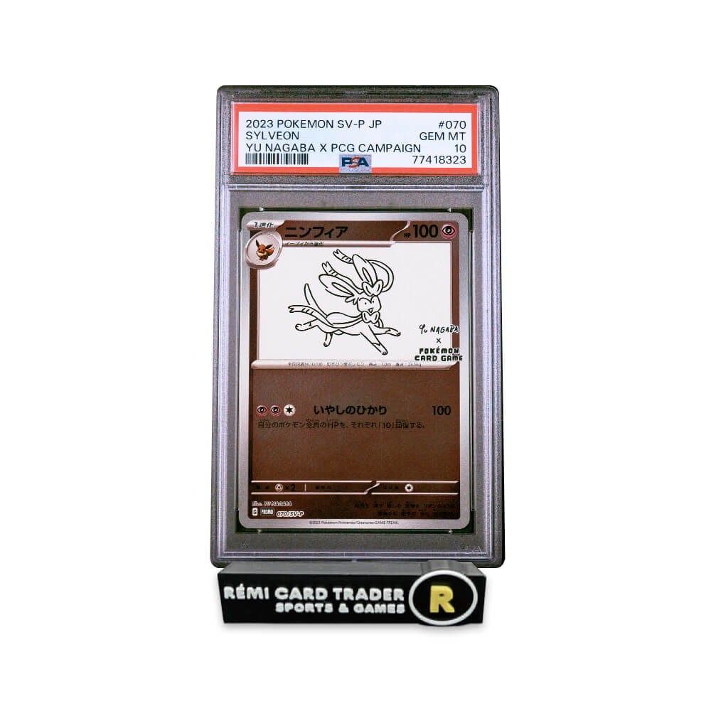 POKÉMON 2023 SYLVEON (YU NAGABA X PCG CAMPAIGN) #070 PSA GEM MT 10
