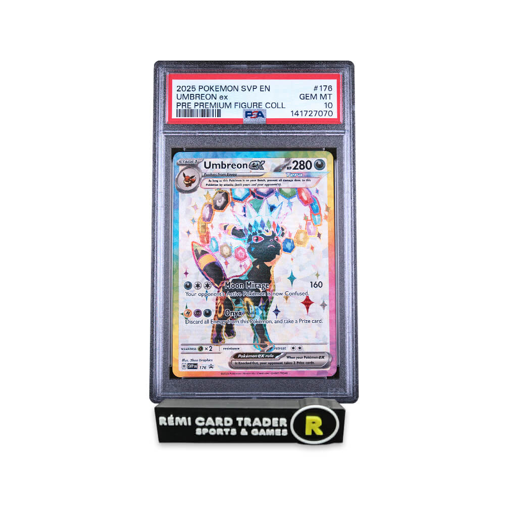 POKÉMON 2025 UMBREON EX (BLACK STAR PROMO) #176 PSA GEM MT 10