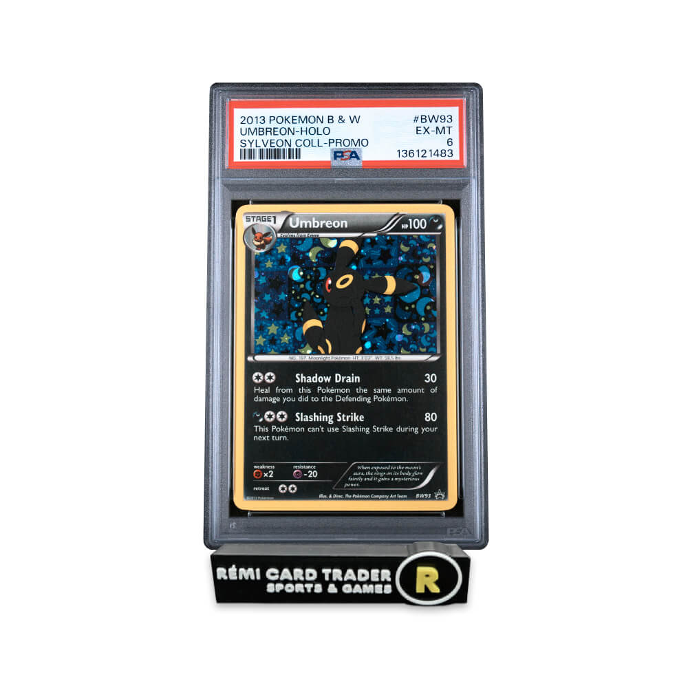 POKÉMON 2013 UMBREON (BLACK & WHITE PROMO) #BW93 PSA EX-MT 6