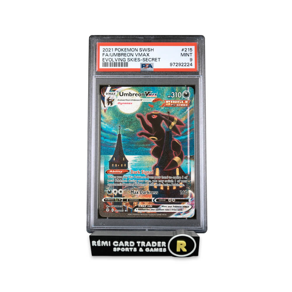 POKÉMON 2021 UMBREON VMAX (EVOLVING SKIES) #215 PSA MINT 9