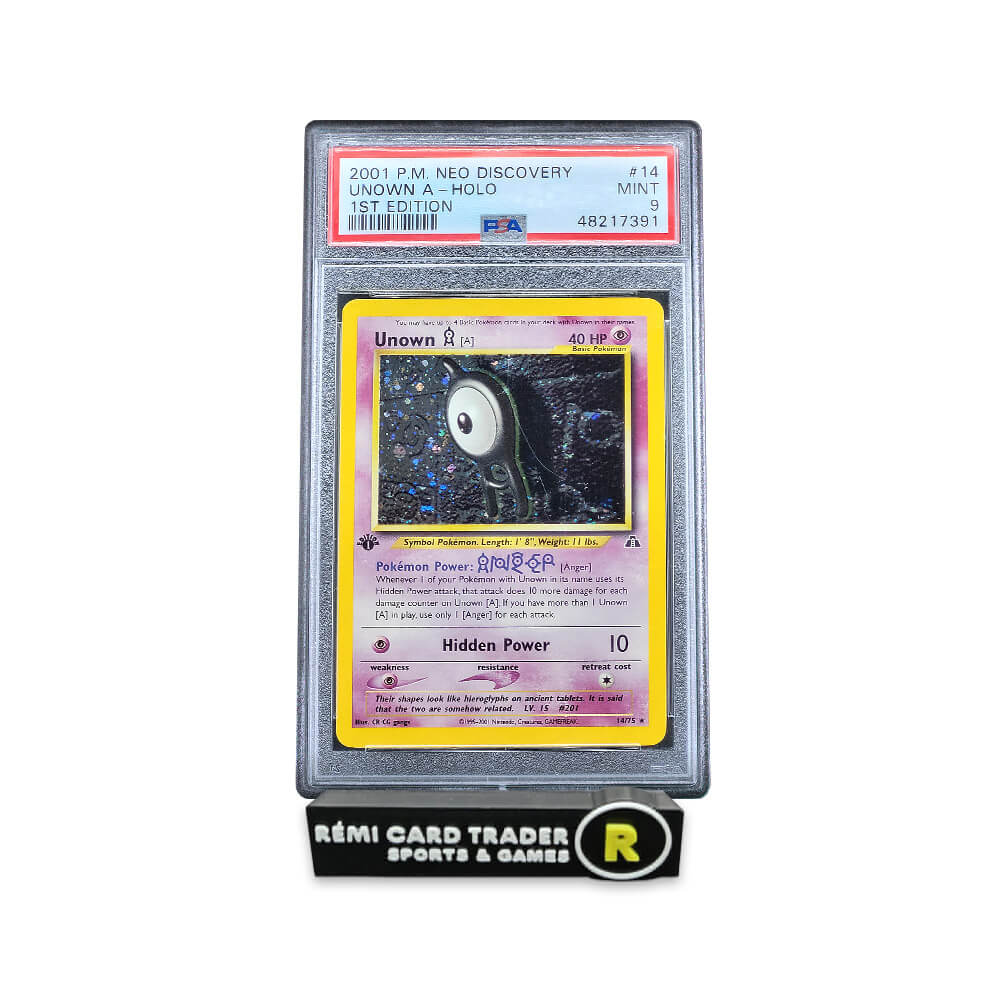 POKÉMON 2001 UNOWN (NEO DISCOVERY 1ST EDITION) #14 PSA MINT 9