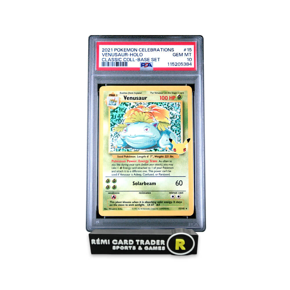 POKÉMON 2021 VENUSAUR (CELEBRATIONS CLASSIC COLLECTION) #15 PSA GEM MT 10