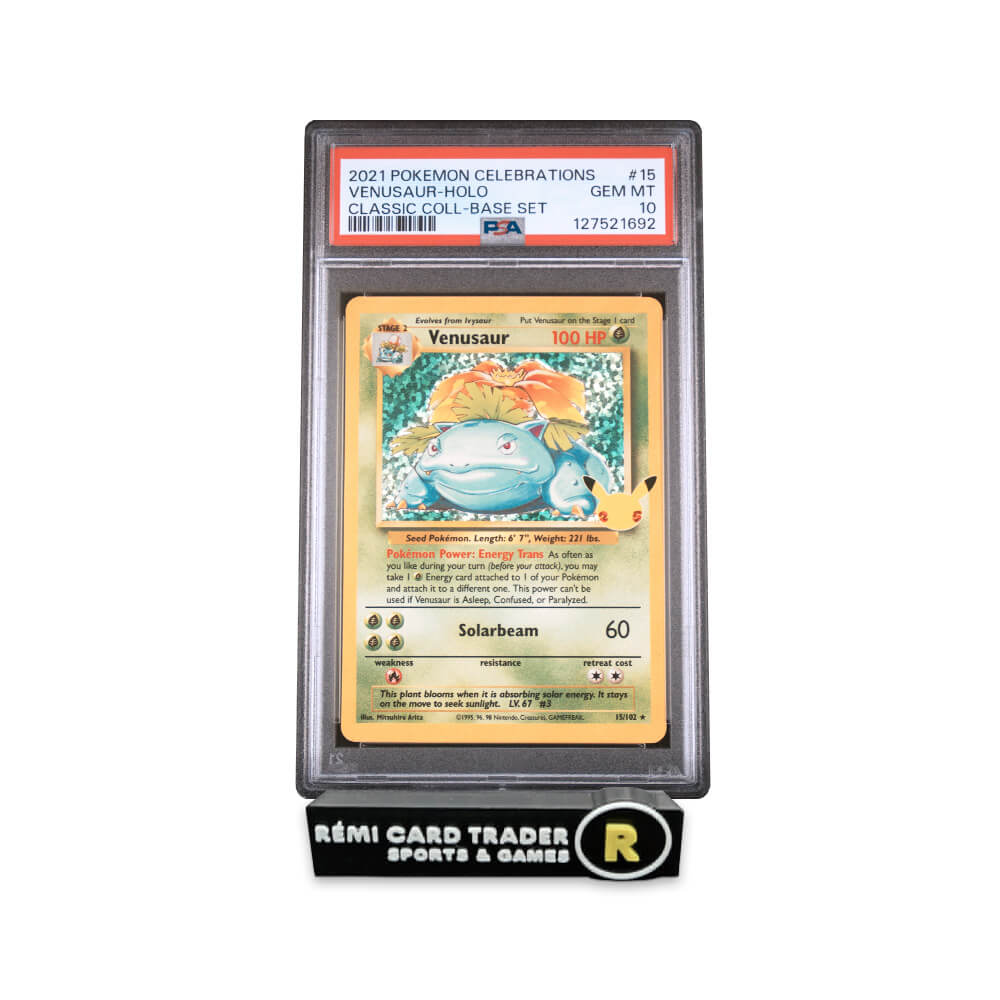 POKÉMON 2021 VENUSAUR (CELEBRATIONS CLASSIC COLLECTION) #15 PSA GEM MT 10