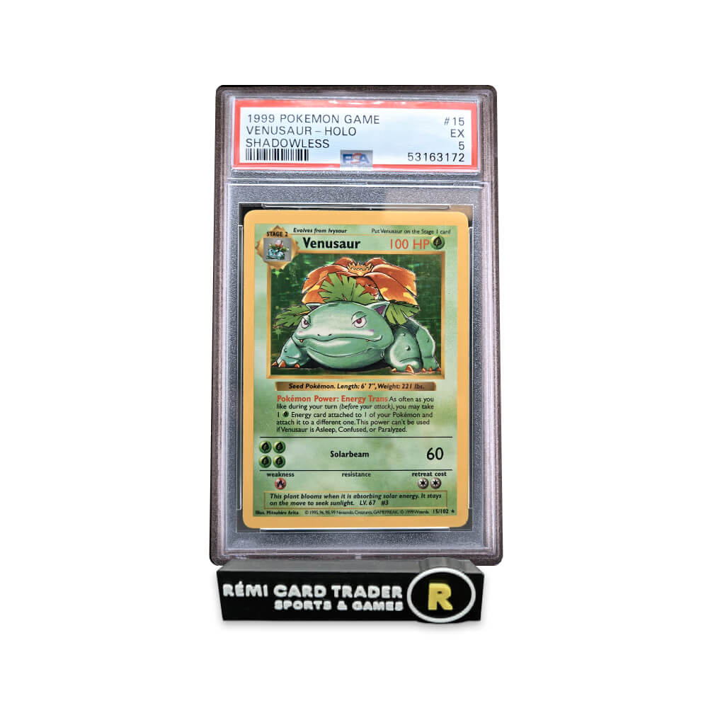 POKÉMON 1999 VENUSAUR (POKEMON GAME) #15 PSA EX 5