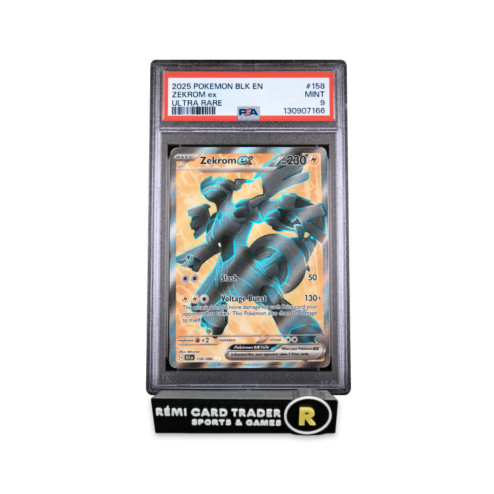 POKÉMON 2025 ZEKROM EX (BLACKT BOLT) #158 PSA MINT 9