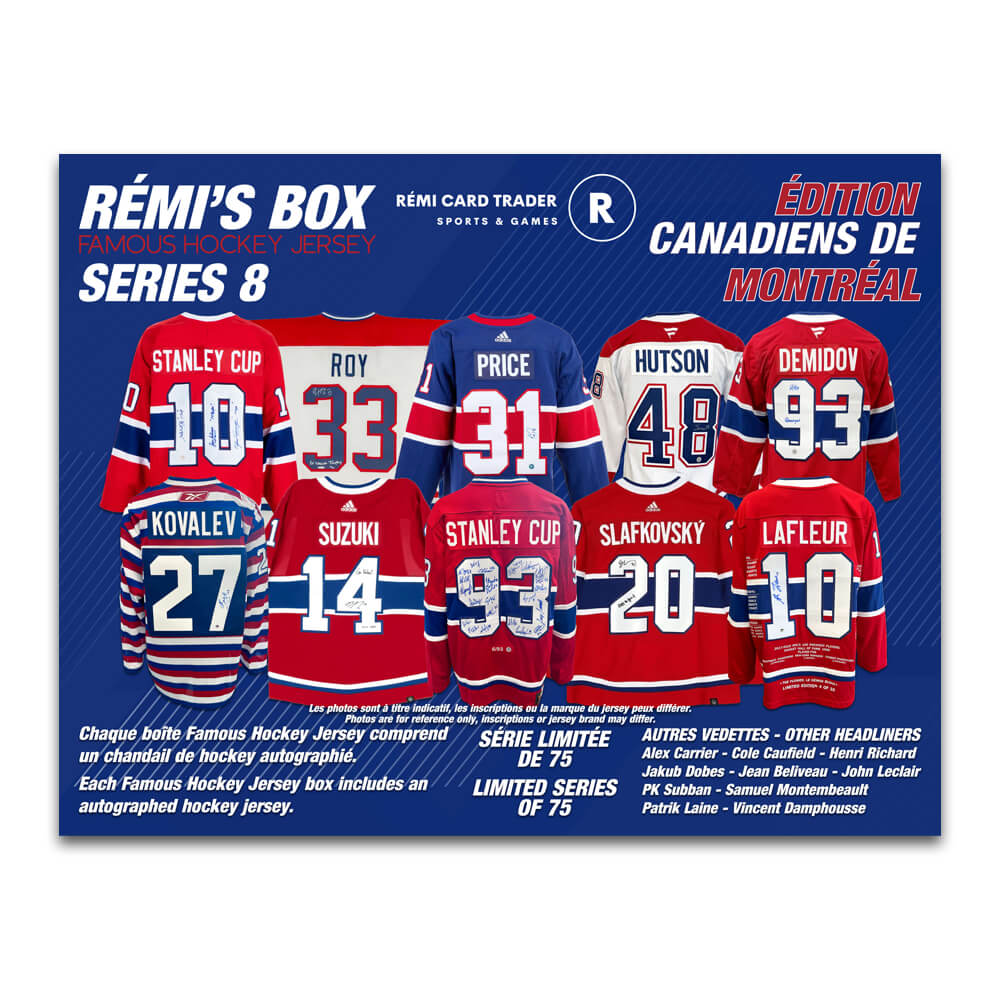Rémi's Box Famous Hockey Jersey Series 8 (Montreal Canadiens Edition)