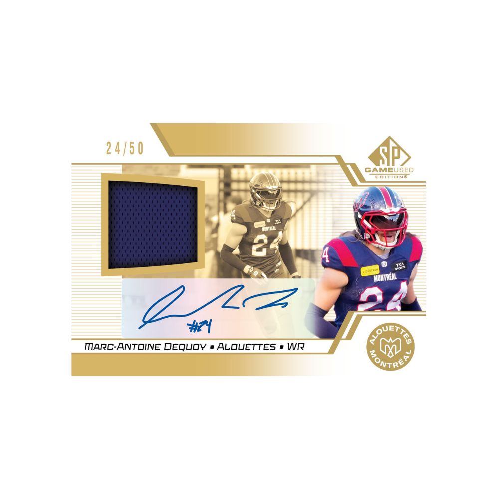 2025 Upper Deck SP Game Used CFL Football Hobby Box