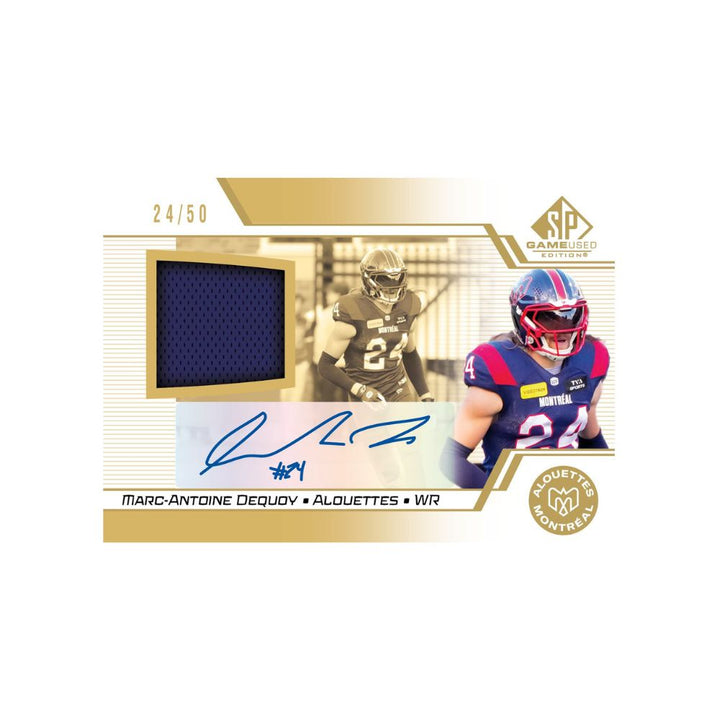 2025 Upper Deck SP Game Used CFL Football Hobby Box