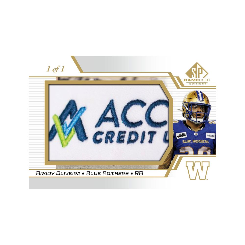 2025 Upper Deck SP Game Used CFL Football Hobby Box