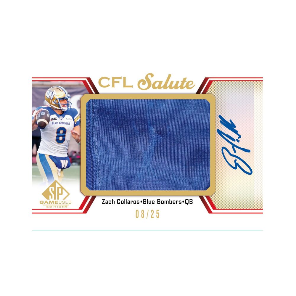 2025 Upper Deck SP Game Used CFL Football Hobby Box