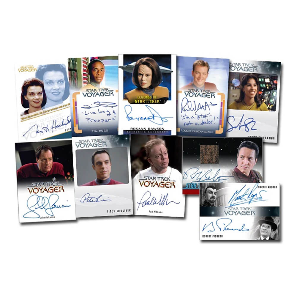 2026 Rittenhouse Star Trek Voyager Archives & Inscriptions Hobby Box