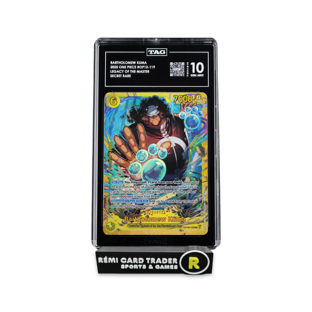 ONE PIECE 2025 BARTHOLOMEW KUMA (OP12 LEGACY OF THE MASTER) #119 TAG GM MT 10