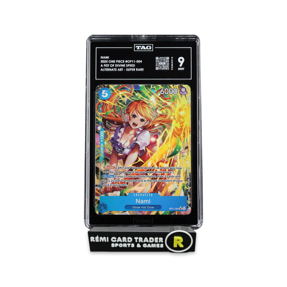 ONE PIECE 2025 NAMI (OP11 A FIST OF DIVINE SPEED) #054 TAG MINT 9