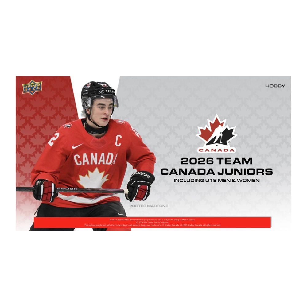 2026 Upper Deck Team Canada Juniors Hockey Hobby Box