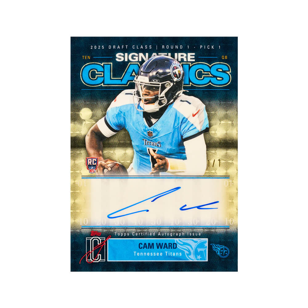 2025 Topps Signature Class Football Value Box