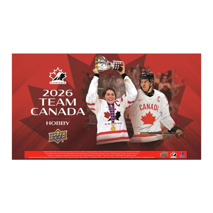 2025-26 Upper Deck Team Canada Hockey Hobby Box